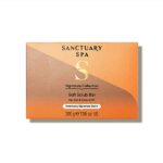 Sanctuary Spa Exfoliating Salt Scrub Bar, No Mineral Oil, Cruelty Free and Vegan Body Exfoliator, 200 g