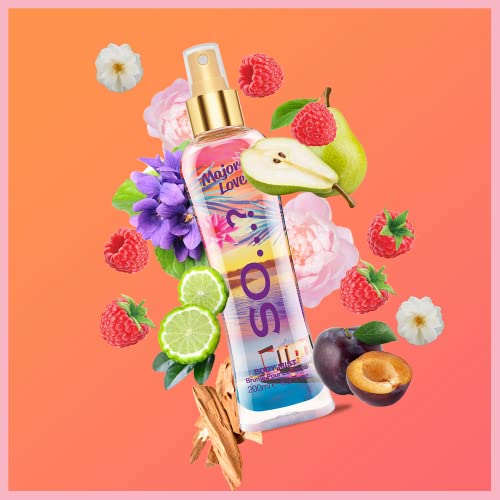 So…? Summer Escapes Womens Gift Sets Bundle, Body Mist Fragrance Spray (4x50ml)