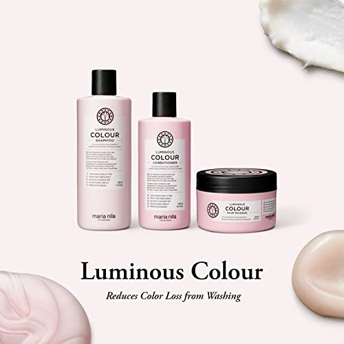 Maria Nila Luminous Colour, Shampoo 350 ml, Reduces Colour Loss from Washing, Pomegranate Counteracts Dehydration, 100% Vegan & Sulfate/Paraben f