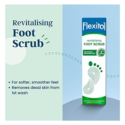 Flexitol Revitalising Foot Scrub for Softer, Smoother Feet, For Hard, Dead Skin - 75g