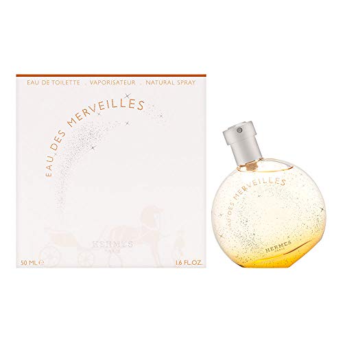 Hermes Eau Des Merveilles Eau de Toilette Spray for Woman, 100 ml