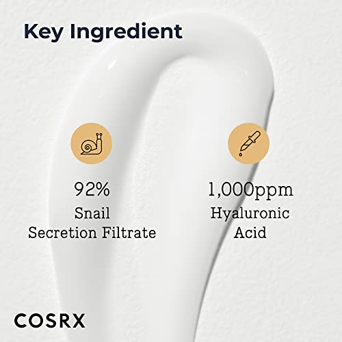 COSRX Advanced Snail 92 All in one Cream, 7.05 oz (Large size), Snail Mucin Secretion Daily Face Gel Moisturizer for Dry Skin, Acne-prone, Sensit