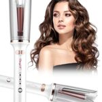 Automatic Hair Curler, CkeyiN 25mm Hair Curlers for Long Hair with 3-Speed Adjustable Temperature, Ceramic Hair Tongs Rotating Curling Iron 30s F