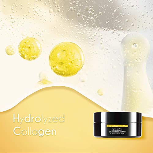 Gold Under Eye Mask Isdream Anti Aging Anti Wrinkle Under Eye Gel Pads Collagen Eye Mask for Dark Circles Under Eye Bags Removal with Hyaluronic