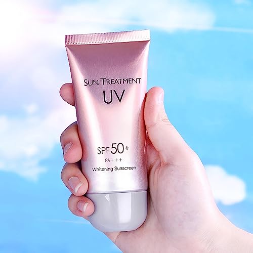 COTTNY Sunscreen Korean, Sun Screen Protector For Face And Body, Sun Treatment Uv SPF 50+, Sunscreen Isolation Cream, Sun Screen Protector for Fa