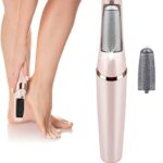 Electric Callus Remover with 2 Roller Heads - Rechargeable Electric Callus Remover Tool for an at-Home Spa Pedicure Experience - Removes Dry Skin