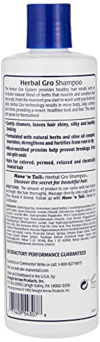 Mane ‘n Tail Herbal Gro Shampoo 355 ml (Pack of 1) – Olive Oil Complex – Natural Herbs – Prevents Breakage, Frizz, and Split ends, Safe for treat