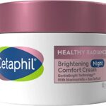 Cetaphil Night Cream, 50g, Healthy Radiance Face Brightening Moisturiser For Hyperpigmentation, With Niacinamide
