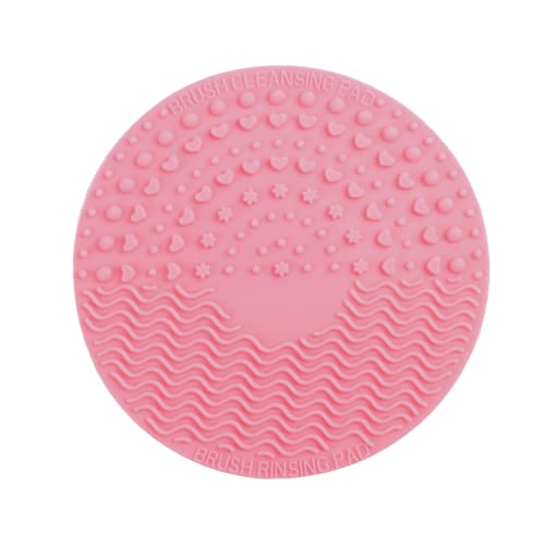Lmyzcbzl Makeup Brush Cleaning Mat, Silicone Cleaning Mat, Silicone Makeup Brush Cleaning Mat, Portable Makeup Brush Cleaning Pad, Makeup Brush C