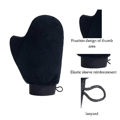 Self Tanning Mitt-Tanning Mitten, Self Tanning Glove for back, Face Tanning Glove, Self Tanner Back Applicator Reusable & Washable Self Tanner Mi