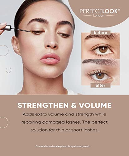 Perfect Look London Organic Eyelash Serum INFINITY Experience Rapid Lash Growth for Longer, Fuller, Thicker Lashes and Brows The Ultimate Enhance