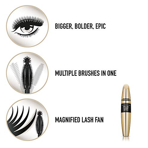 Max Factor False Lash Epic Mascara Black, 13.1 ml
