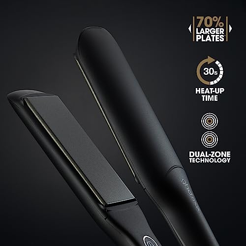 ghd Max Professional Hair Straightener, Wide 1.65" Styling Plates for Quick Easy Styling, Frizz Free, Smooth, Sleek Results
