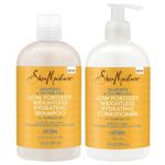 Shea Moisture/Grapeseed & Tea Tree Oils/Low Porosity Weightless Hydrating/Shampoo and Conditioner - 13oz - Deal