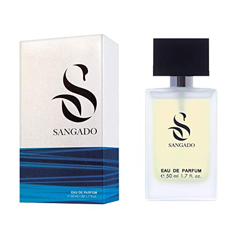 SANGADO The Man in Black Perfume for Men, 8-10 hours long-Lasting, Luxury smelling, Oriental Spicy, Fine French Essences, Extra-Concentrated (Eau