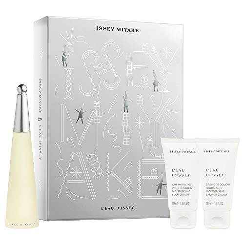 Issey Miyake L'Eau D'Issey Eau De Toilette 50Ml Shower Cream 50Ml & Body Lotion 50Ml, (Pack of 1)