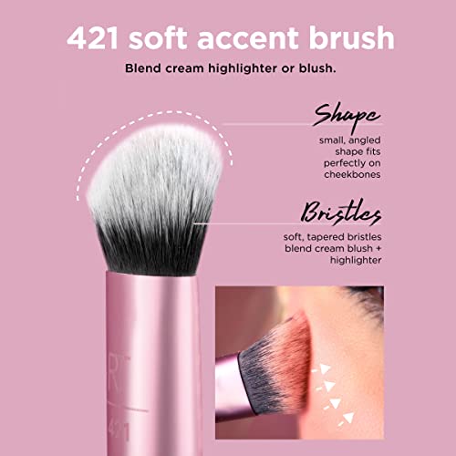 Real Techniques Artist Essentials Complete Face Makeup Brush Set for Makeup Artist Inspired Looks