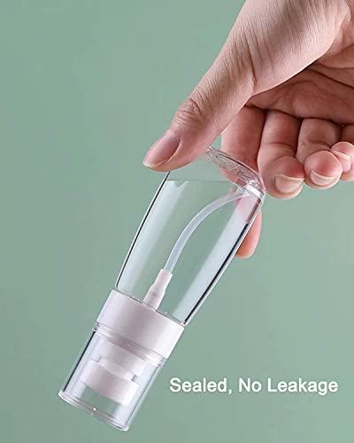 Lahviuu Spray Bottles,6 pcs Fine Mist Empty Travel Bottle Set Portable Reflillable Liquid Containers,Atomiser for Cosmetic,Make Up,Hair,Perfume,6