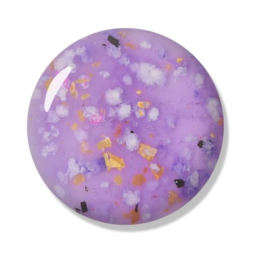 BLUESKY Gel Nail Polish, Flower Gel, Wisteria Whisper, BFL04, Purple, Jelly, Long Lasting, Chip Resistant, (Requires Drying Under UV or LED Lamp)