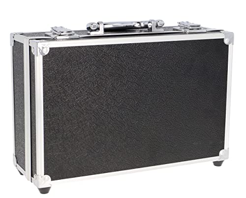 Bliss Makeup Case with Vegan Makeup Products – Complete Makeup Suitcase with Eyeshadow, Blusher, Lipstick, Eyebrow Wax and Powder, Brushes – Alum