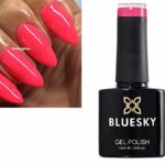 Bluesky GEL POLISH BUBBLEGUM BRIGHT PINK ORANGE CS42 Nail UV LED Soak Off 10ml