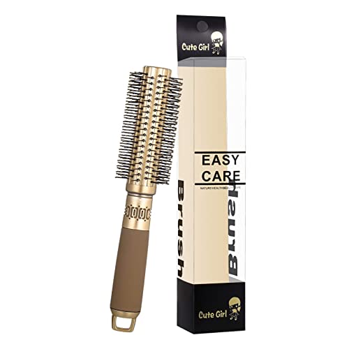 Skisneostype Round Barrel Hair Brush Blow Dry Drying Bristle, 23.5 CM High Temperature Resistant Nano Technology Ceramic Ionic Hairbrush, Boar Br