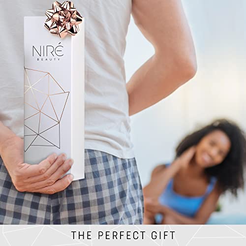 Niré Beauty Professional Makeup Brushes - 15-piece Award Winning Vegan Makeup Brush Set with Case, Blending Sponge, Brush Cleaner, Guide, Gift Bo