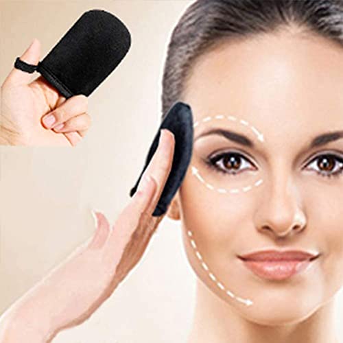 Self-Tanning Tan Gloves-Tanning Mitt applicator with Thumb and Face Gloves, Washable and Reusable Sun-Free Tanning Gloves Tool Set for Mousse, 2