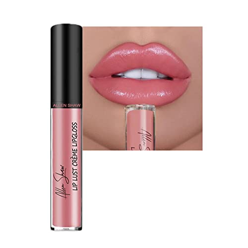 Plumping Lip Gloss,High Shine Lip Gloss,Nude Lip Gloss Lifter Gloss,Waterproof Lipstick,Lightweight Lip Gloss,Long-Lasting, Waterproof,Non Stick