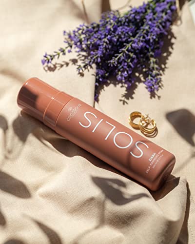 COCOSOLIS SOLIS Dark self-tanning lotion for face and body, mousse for a rich, natural and long-lasting tan, with plant-based DHA (200 ml)
