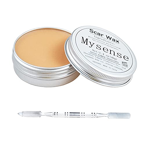 Mysense Scar Wax Kit SFX Make Up Special Effects Fake Molding Wound Skin Wax Body Paint Halloween Set Fake Nose Stage Zombie Cosplay Costume SFX