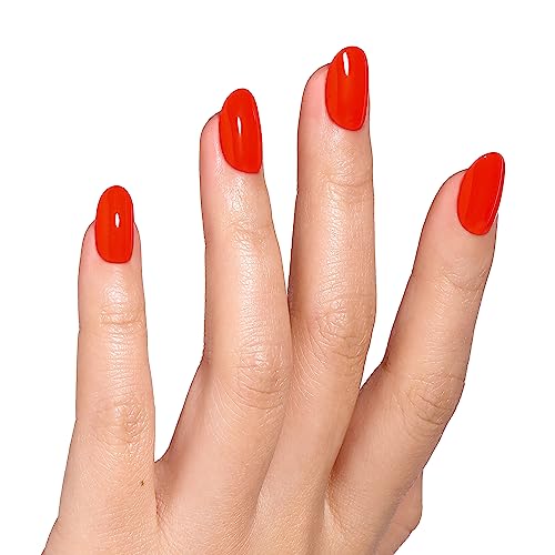 Bluesky Gel Nail Polish, SS22, Summer 2022, Be the Boss - SS2218, Red, Long Lasting, Chip Resistant, 10ml (Requires Drying Under UV or LED Lamp)