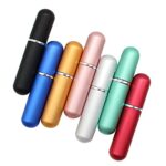 OZNTPCN 7 Pcs Perfume Atomiser Bottles, 10ML Mini Travel Perfume Atomizer Refillable Spray Bottle for Purse Handbag Pocket Luggage