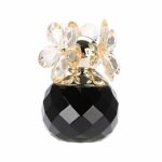 Women Fragrance - 60ml Long-lasting Wood Perfume in Flower Pod Lady Gift(black)