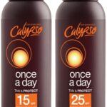 Calypso Once A Day Tan & Protect SPF15 and SPF25 Multipack