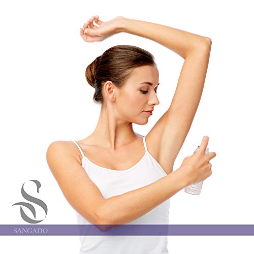 SANGADO Pure Gold Perfume Deodorant, Concentrated Spray, Long-Lasting, Aluminium Free, No Gas, Luxury Smelling, French Essences, Floral Fruity Sc