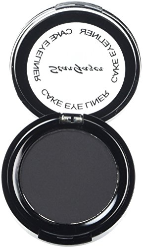 Black Cake eye liner. A wet and dry use pressed powder cake eye liner.