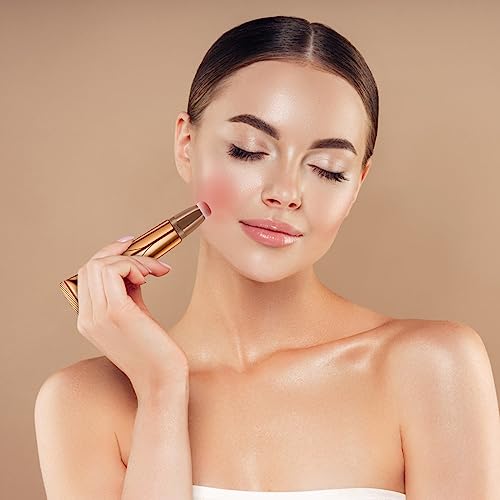 Hoxfly 3PCS Cream Contour Beauty Wand, Liquid Highlighter Wand, Blush Wand with Cushion Applicator, Long Lasting Smooth Natural Matte Finish, Fac