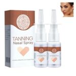 BronzeMist Tanned Nasal Spray, Tanned Sunless Spray,Deep Tanned Dry Spray,Fast Self Tanning,Fake Tan Spray For All Skin Tones (2PC)