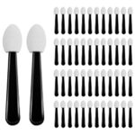 50Pcs Eyeshadow Applicator Brush, Eye Shadow Brush Pack Make up Applicators Disposable Brush Sponges Eyeshadow Applicators for Eyeliner Eye Makeu