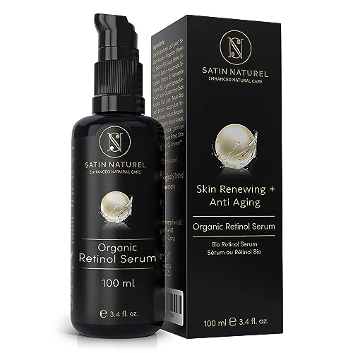 Retinol Serum 100ml, Anti Aging Serum for Face + Acne Treatment Face Serum - Retinol Serum for Face with Hyaluronic Acid + Vitamin C + Aloe Vera