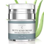 Butt Acne Clearing Cream Back & Thigh Acne Cream, Bum Cream Pure Natural Plant ingredients Clears Acne and Pimples For Bum Cream Keep Buttocks Sk