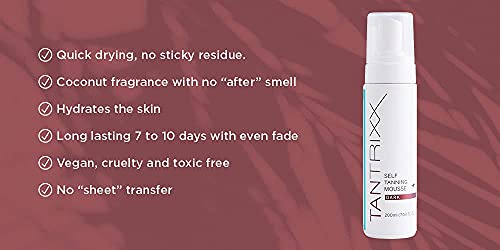 Tantrixx Self Tanning - LUXURY Tanning Mitt | Double Sided | Washable | Moisture Resistant | Stain Free Hands