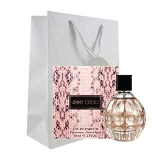 1 x 60ml Jimmy Choo Eau De Parfum Natural Spray WITH GIFT BAG DESIGN & SIZE MAY VARY