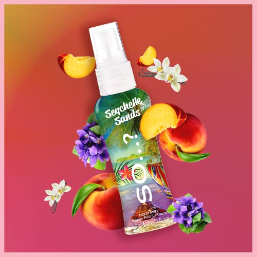 So…? Escapes Grande Womens Gift Set, Body Mist Fragrance Spray (6x50ml)