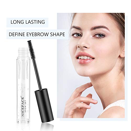 Mimore 2 Pcs Brow Fix Gel, Clear Eyebrow Gel, Waterproof And Sweat-Proof Eyebrow Repair Liquid Brows Styling, Long Lasting Eyelash Fix Gel