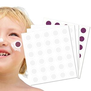 UV Sunscreen Patches | UV Test Stickers,Transparent UV Ray Detection Protection Reminder Self-adhesive For UV Ray Sensing Mgichoom