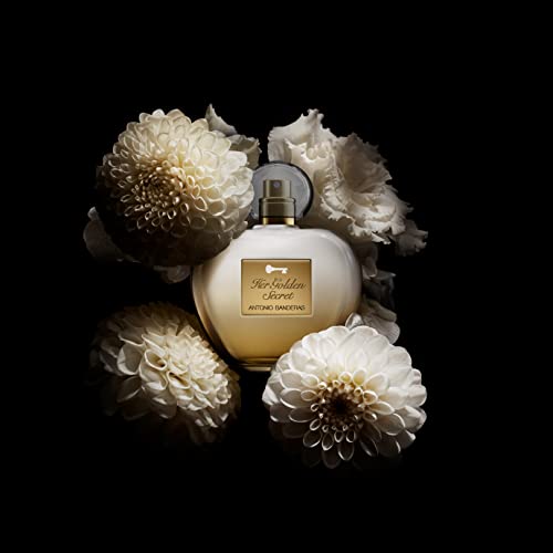 Antonio Banderas Perfumes - Her golden secret - Eau de toilette Spray for Women - Long Lasting - Femenine, Charming and Romantic Fragance - Fruit