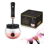 KURO Makeup Brush Cleaner and Dryer Machine Gift Box | Fast, Automatic & Deep Cleaning | 2x Premium Travel Pouches Included Free | Makeup Brushes