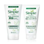 Simple Age Resisting Day Cream SPF15 50ml and Night Cream 50ml (Bundle set)